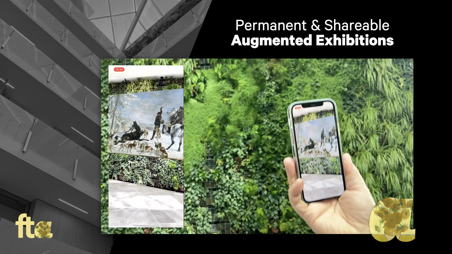 Permanent augmented exhibitions